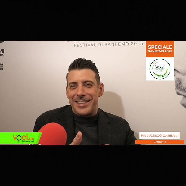 FRANCESCO GABBANI - Intervista 